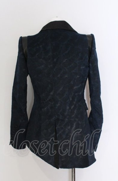 画像6: IFSIXWASNINE / JK-BUTTERFLY ディアハラコスキンジャケット 2（レディースＬ・メンズXS相当） ネイビー O-25-04-18-024-IF-ja-YM-OS (6)