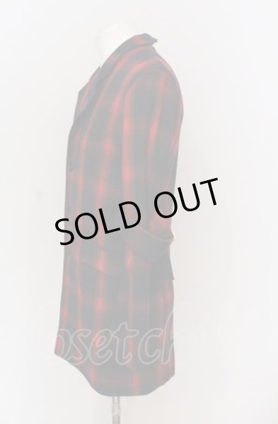 画像3: NO ID. BLACK / ボンテージジャケット  レッド×ネイビーチェック O-25-04-18-025-NO-ja-IG-ZT281 (3)