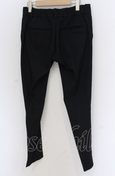 画像2: NO ID. / スタプレツイルストレッチトラウザーズパンツ 2 ブラック O-25-04-18-028-NO-pa-YM-ZT281 (2)