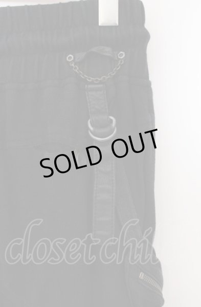 画像6: 14th Addiction / ホルスタークロップドスウェットパンツ 1 ブラック O-25-04-18-031-14-pa-YM-OS (6)