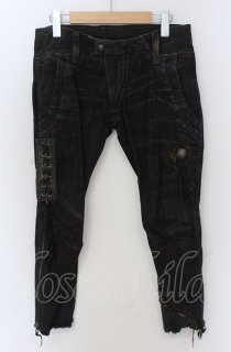 14th Addiction / クラックコーティングサルエルカーゴパンツ 2