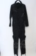 画像1: CIVARIZE / クロゼットフードコーティングジャンプスーツ 46 ブラック O-25-04-18-005-CI-ja-YM-OS (1)