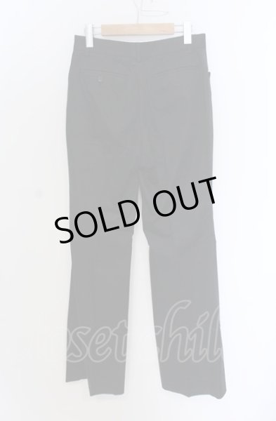 画像2: TORNADO MART / ストレッチフレアスラックスパンツ L ブラック O-25-04-18-034-TO-pa-YM-OS (2)