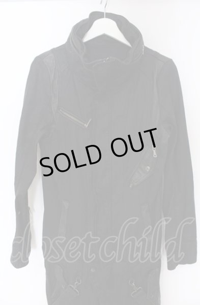 画像2: CIVARIZE / クロゼットフードコーティングジャンプスーツ 46 ブラック O-25-04-18-005-CI-ja-YM-OS (2)