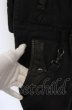 画像9: CIVARIZE / クロゼットフードコーティングジャンプスーツ 46 ブラック O-25-04-18-005-CI-ja-YM-OS (9)