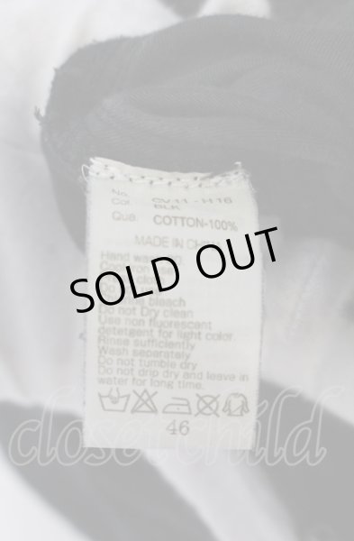 画像10: CIVARIZE / クロゼットフードコーティングジャンプスーツ 46 ブラック O-25-04-18-005-CI-ja-YM-OS (10)