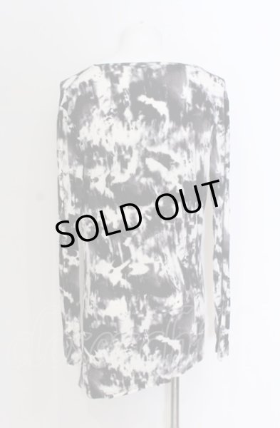 画像2: SEANA / ストライプブリーチカットソー M ブラック O-25-04-18-007-SE-ts-YM-OS (2)