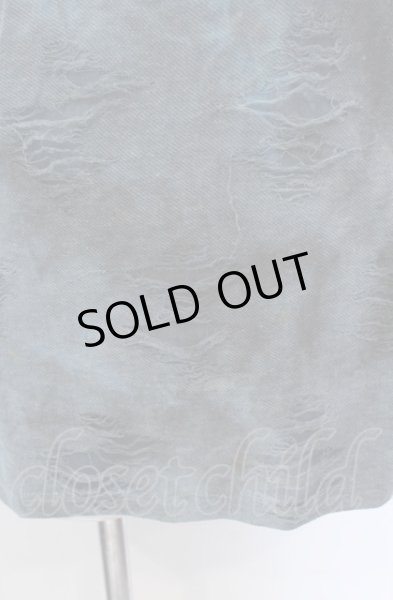 画像2: Xfrm / オパールダメージムラ染めカットソー F ブルー系 O-25-04-18-013-Xf-to-YM-OS (2)