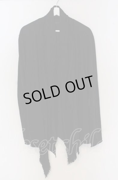 画像3: KMRii / 【別注】Double Layered Cargan カーディガン 2 ブラック O-25-04-18-016-KM-to-YM-OS (3)