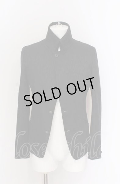 画像3: TORNADO MART / レオパード総柄返し衿ジャケット M ブラック O-25-04-18-017-TO-ja-YM-ZT271 (3)