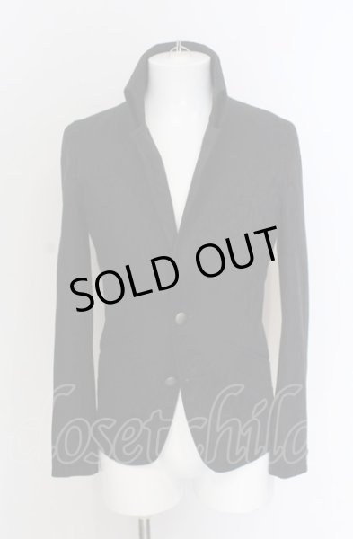 画像4: TORNADO MART / レオパード総柄返し衿ジャケット M ブラック O-25-04-18-017-TO-ja-YM-ZT271 (4)