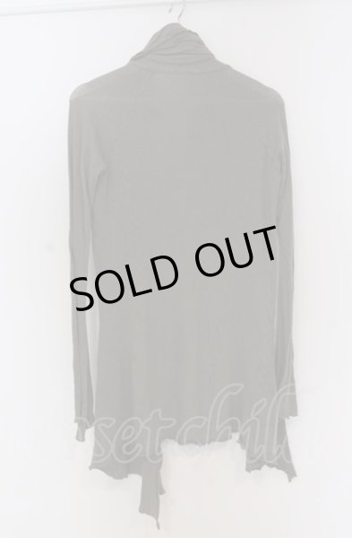 画像2: LGB / CARDI/STD フレア袖カーディガン 1（レディース） カーキ O-25-04-18-020-LG-to-YM-ZT339 (2)