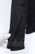 画像7: CIVARIZE / ゴートレザー宇宙襟ライダースジャケット 44 ブラック O-25-05-18-002-CI-ou-YM-ZT-ML038 (7)
