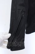 画像7: CIVARIZE / ゴートレザー宇宙襟ライダースジャケット 44 ブラック O-25-05-18-002-CI-ou-YM-ZT0521A