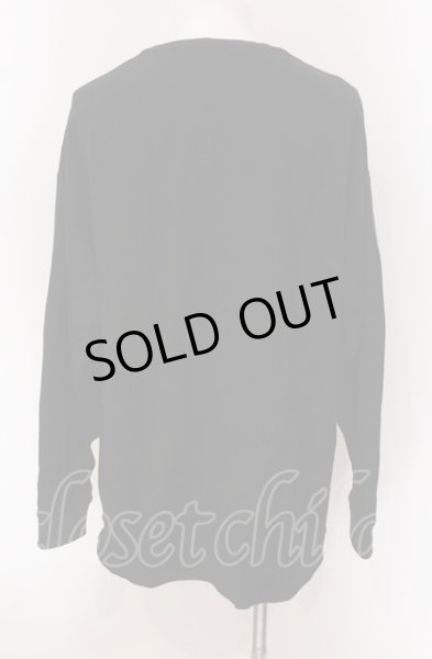 画像2: NO ID. / スムースC/N-BIGプルオーバー ONE ブラック O-25-05-18-034-NO-to-YM-ZT356 (2)