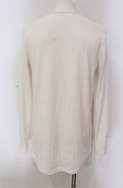 画像2: NO ID. / テレコラウンドロンT カットソー 2 ホワイト O-25-05-18-036-NO-to-YM-ZT356 (2)