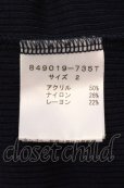画像3: NO ID. / デュアルウォームテレコラウンドカットソー 2 ネイビー O-25-05-18-037-NO-to-YM-ZT0521A (3)