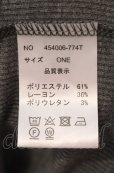 画像3: NO ID. BLACK / テレコドルマンスリーブZIPパーカー ONE グレー O-25-05-18-038-NO-to-YM-ZT0521A (3)