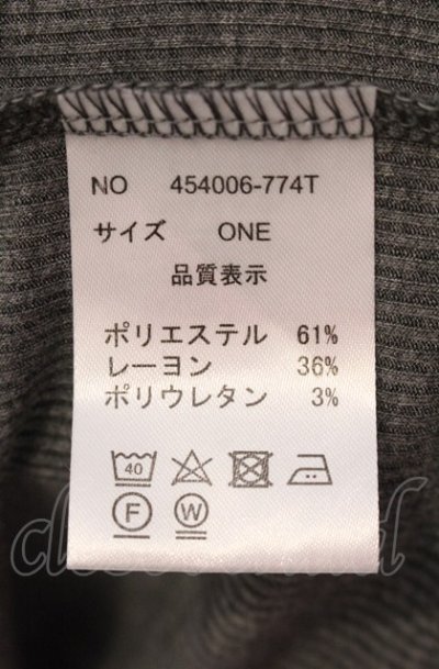 画像3: NO ID. BLACK / テレコドルマンスリーブZIPパーカー ONE グレー O-25-05-18-038-NO-to-YM-ZT0521A