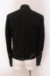 画像3: JURY BLACK / ジップアップレイヤードナポレオンジャケット S ブラック×シルバー O-25-05-18-039-JU-ja-YM-OS (3)