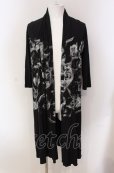 画像1: CIVARIZE / Salamander五分袖ロングトッパーカーディガン F ブラック O-25-05-18-041-CI-to-YM-ZT0521A (1)