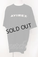 AVIREX / MLB× WHITE SOX Tシャツ XL ブラック O-25-05-18-047-AV-ts-YM-ZT354