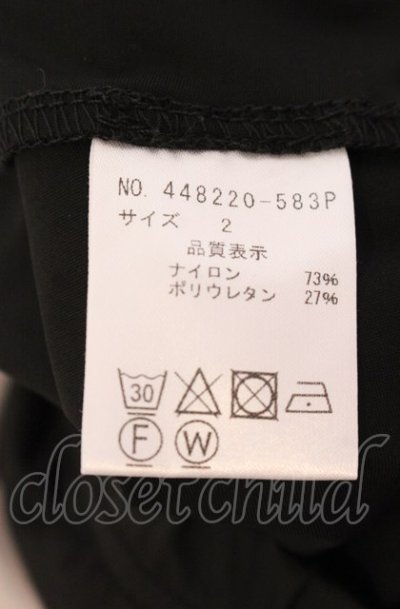 画像3: NO ID. BLACK / ストレッチレイヤードサルエルクロップドパンツ 2 ブラック O-25-05-18-054-NO-pa-YM-ZT0521A