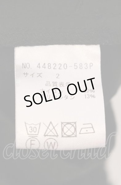 画像4: NO ID. BLACK / ストレッチレイヤードサルエルクロップドパンツ 2 ブラック O-25-05-18-054-NO-pa-YM-ZT355 (4)