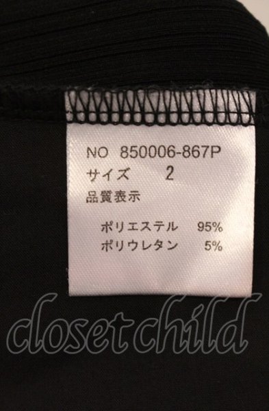 画像3: NO ID. / テレコフレアパンツ 2 ブラック O-25-05-18-057-NO-pa-YM-ZT355 (3)