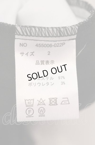 画像3: NO ID. BLACK / ギャザーバギートラウザーズパンツ 2 ブラックｘパターン O-25-05-18-058-NO-pa-YM-ZT367