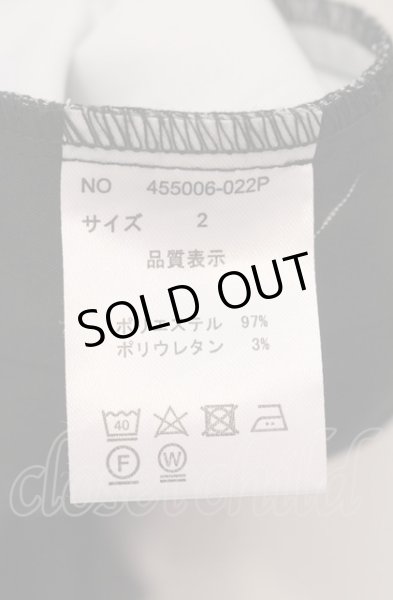 画像3: NO ID. BLACK / ギャザーバギートラウザーズパンツ 2 ブラックｘパターン O-25-05-18-058-NO-pa-YM-ZT367 (3)