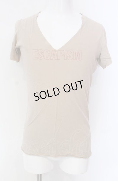 画像1: LGB / ESCAPISM/LSV/M Tシャツ【メンズ1】 1 ピンクベージュ O-25-05-18-008-LG-ts-YM-OS