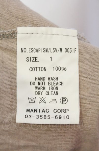 画像3: LGB / ESCAPISM/LSV/M Tシャツ【メンズ1】 1 ピンクベージュ O-25-05-18-008-LG-ts-YM-OS