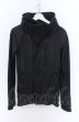 画像1: CIVARIZE / ゴートレザー宇宙襟ライダースジャケット 44 ブラック O-25-05-18-002-CI-ou-YM-ZT-ML038 (1)