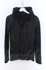 CIVARIZE / ゴートレザー宇宙襟ライダースジャケット 44 ブラック O-25-05-18-002-CI-ou-YM-OS