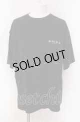 NIL DUE / NIL UN TOKYO / MARBLE INK Tシャツ  ブラック O-25-05-18-019-NI-ts-YM-ZT375