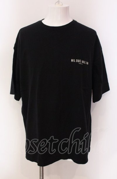 画像1: NIL DUE / NIL UN TOKYO / MARBLE INK Tシャツ  ブラック O-25-05-18-019-NI-ts-YM-ZT0521A