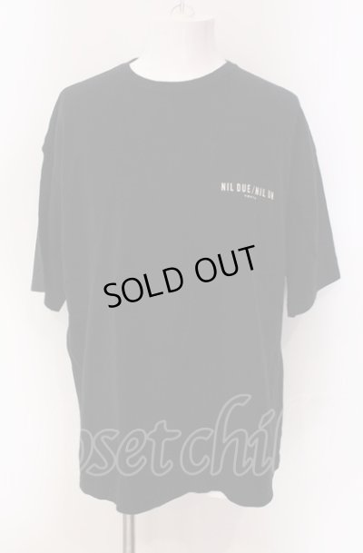 画像1: NIL DUE / NIL UN TOKYO / MARBLE INK Tシャツ  ブラック O-25-05-18-019-NI-ts-YM-ZT375