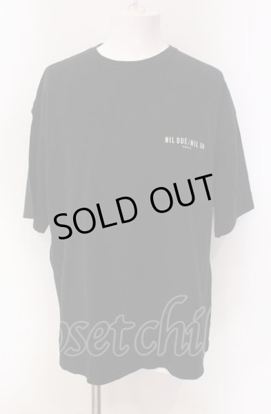 画像1: NIL DUE / NIL UN TOKYO / MARBLE INK Tシャツ  ブラック O-25-05-18-019-NI-ts-YM-ZT375 (1)