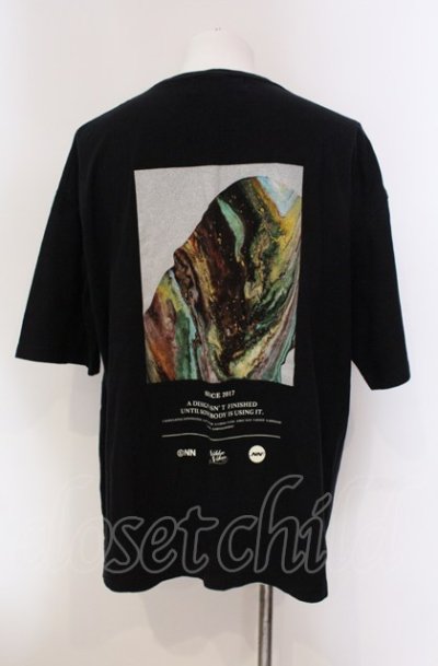 画像2: NIL DUE / NIL UN TOKYO / MARBLE INK Tシャツ  ブラック O-25-05-18-019-NI-ts-YM-ZT0521A
