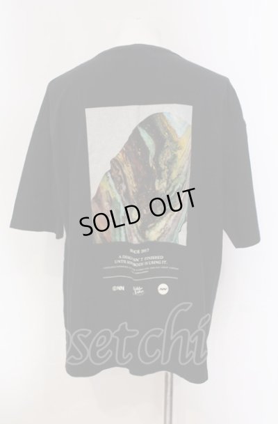 画像2: NIL DUE / NIL UN TOKYO / MARBLE INK Tシャツ  ブラック O-25-05-18-019-NI-ts-YM-ZT375