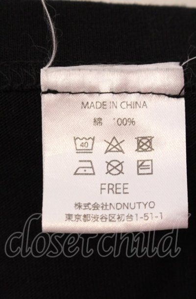 画像3: NIL DUE / NIL UN TOKYO / MARBLE INK Tシャツ  ブラック O-25-05-18-019-NI-ts-YM-ZT0521A
