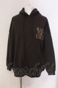 画像1: NIL DUE / NIL UN TOKYO / EMBROIDERY FLOWER HOODIE F チャコール O-25-05-18-020-NI-to-YM-ZT0521A (1)