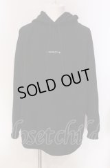 NIL DUE / NIL UN TOKYO / EMBROIDERY LOGO HOODIE F ブラック O-25-05-18-022-NI-to-YM-ZT375