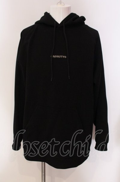 画像1: NIL DUE / NIL UN TOKYO / EMBROIDERY LOGO HOODIE F ブラック O-25-05-18-022-NI-to-YM-ZT0521A