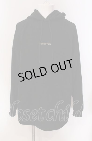 画像1: NIL DUE / NIL UN TOKYO / EMBROIDERY LOGO HOODIE F ブラック O-25-05-18-022-NI-to-YM-ZT375 (1)