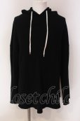 画像1: NIL DUE / NIL UN TOKYO / PILLOVER WAFFLE HOODIE　パーカー F ブラック O-25-05-18-023-NI-to-YM-ZT0521A (1)