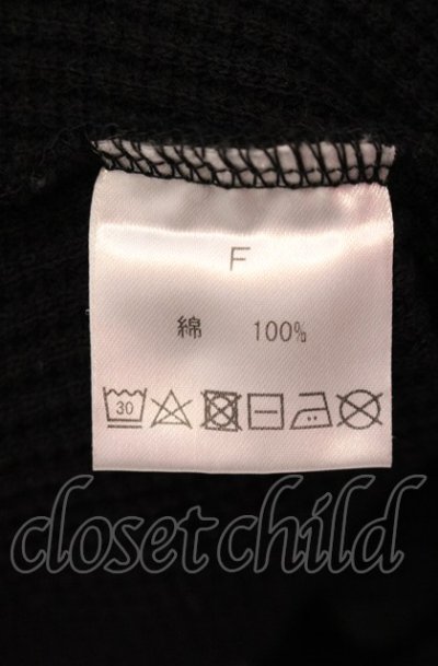 画像3: NIL DUE / NIL UN TOKYO / PILLOVER WAFFLE HOODIE　パーカー F ブラック O-25-05-18-023-NI-to-YM-ZT0521A