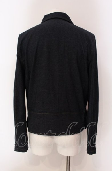 画像2: NO ID. / シングルライダースデニムジャケット 1 インディゴ O-25-05-18-025-NO-ja-YM-ZT357 (2)