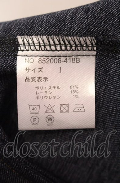 画像3: NO ID. / シングルライダースデニムジャケット 1 インディゴ O-25-05-18-025-NO-ja-YM-ZT357 (3)